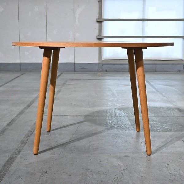 unico 5萬(wàn)「ALBERO/アルベロ」カフェテーブル チーク材 ダイニング リビング 機(jī) デスク 店舗什器 北歐テイスト ウニコ_カリモク カリガリス