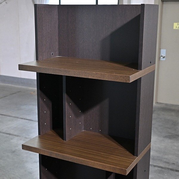 大谷産業 システムデスク タモ材 片袖 勉強机 作業台 オフィス 学習 収納 引き出し コンセント シェルフ 飾り棚 子供部屋 書斎_カリモク_画像3