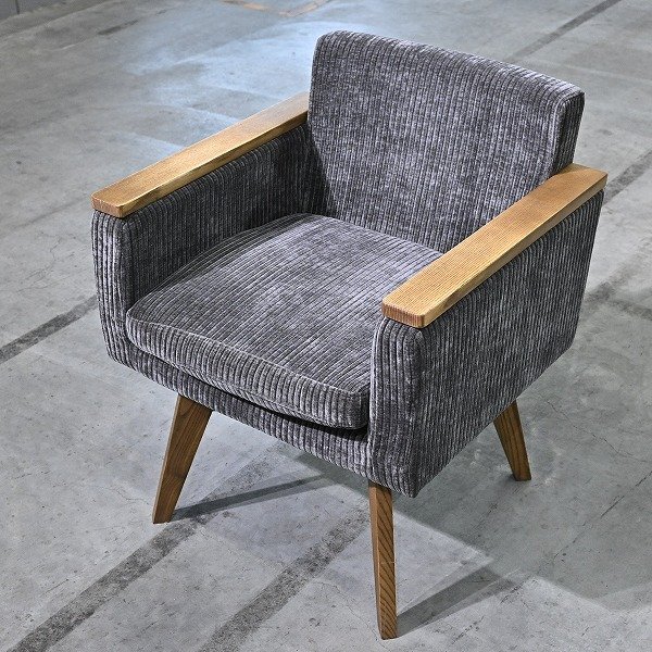 CRASH GATE 6万「BARREL/バレル」ダイニングチェア A 回転 コーデュロイ リビング ビンテージ風 Easy Life モダン クラッシュゲート 関家具の画像1