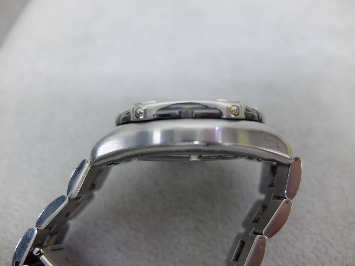 【動作確認済・現状品】二次電池新品 SEIKO AGS SCUBA 200m セイコー スキューバ 5M23-7A00 キネティック 黒文字盤 デイデイト ベルト短_画像5