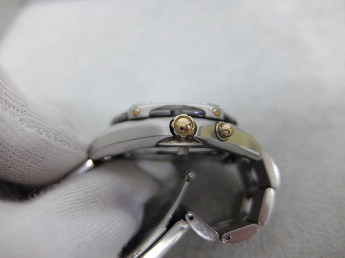 【動作確認済・現状品】二次電池新品 SEIKO AGS SCUBA 200m セイコー スキューバ 5M23-7A00 キネティック 黒文字盤 デイデイト ベルト短_画像4