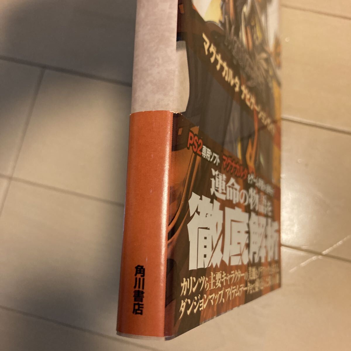 マグナカルタ ナビゲーションガイド 中古品 即決 送料込み 本本体傷みあります。_画像3