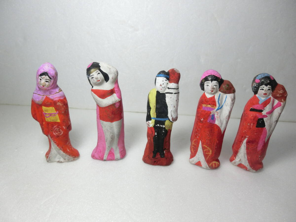古い 土人形 まとめて 戦前 戦後 蔵出し 旧家 時代物_画像8