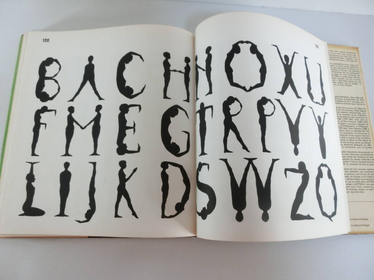 Lettera 3 アルファベット レタリング 装飾文字 デザイン 洋書 古書 古本 全128ページ _画像5