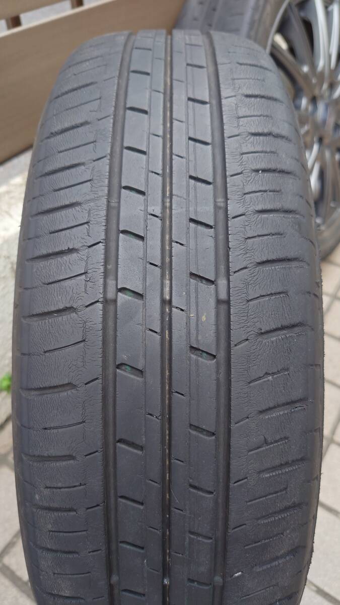 【中古】ホイール・タイヤ Weds VELVA SPORT 15x4.5J +45 4H-100 / ブリヂストン エコピア 165/55R15 4本セット_画像5
