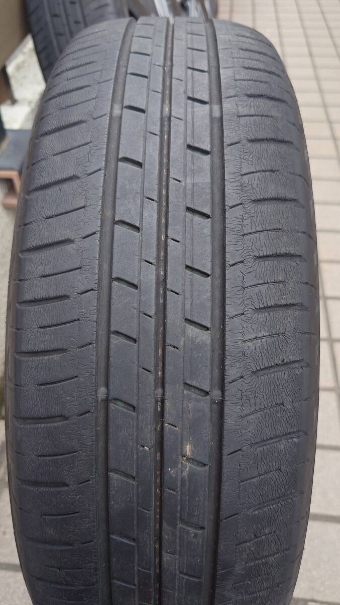 【中古】ホイール・タイヤ Weds VELVA SPORT 15x4.5J +45 4H-100 / ブリヂストン エコピア 165/55R15 4本セット_画像4