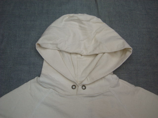 新品u.m.i SUNRIRE(ユーエムアイ サンライズ) 薄手パーカー(S) ラフィープルオーバー L/Sパーカー Y-0333 ナチュラル_画像2