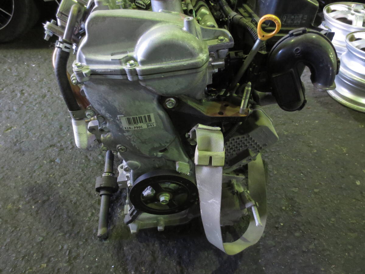 アクア エンジン ミッションセット 1NZ-FXE 60000キロ台 H28年式 ジャンク ②_画像3