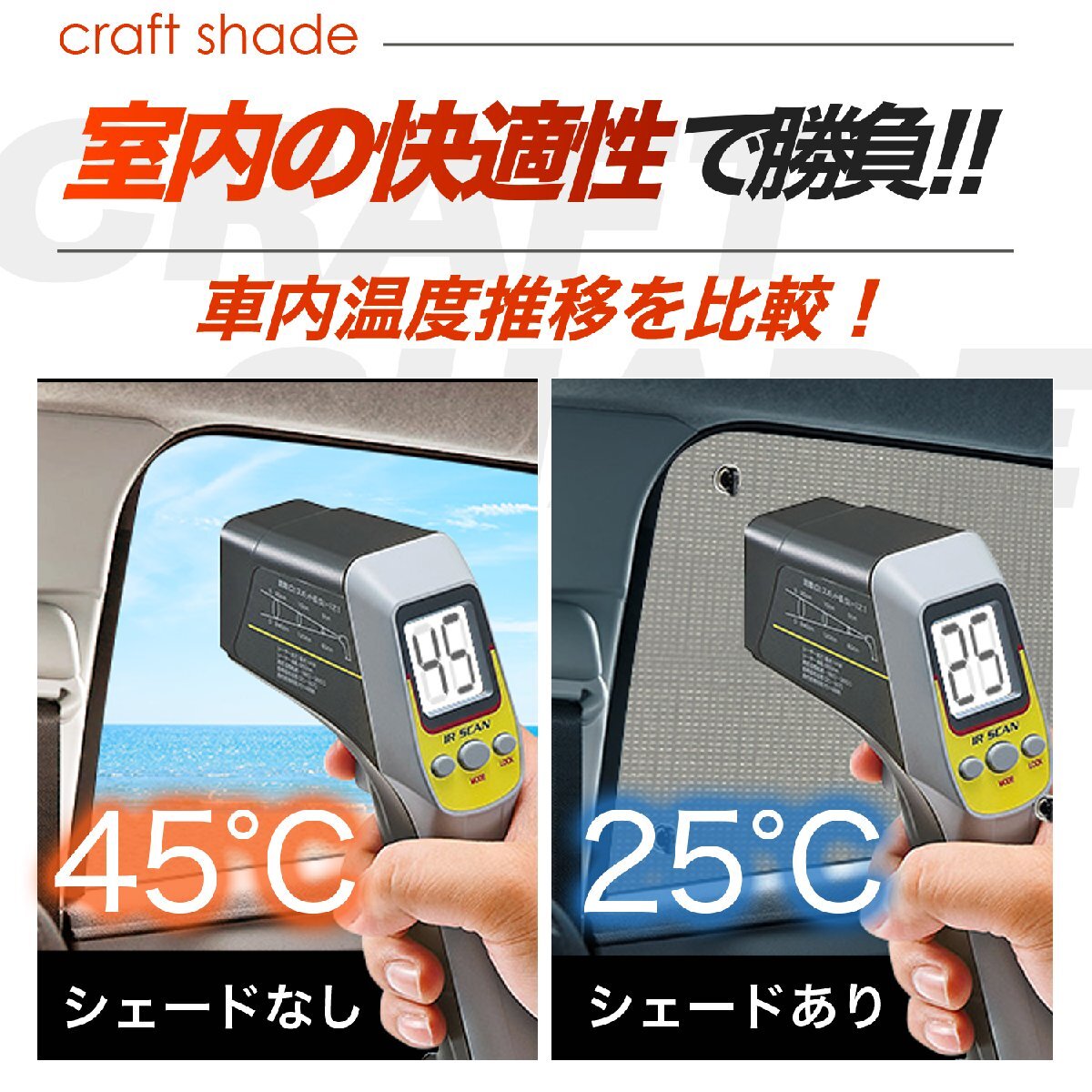 国産/1台フルセット ジムニー JB23 カーテン 車中泊 クラフトシェード サンシェード オークション_画像10