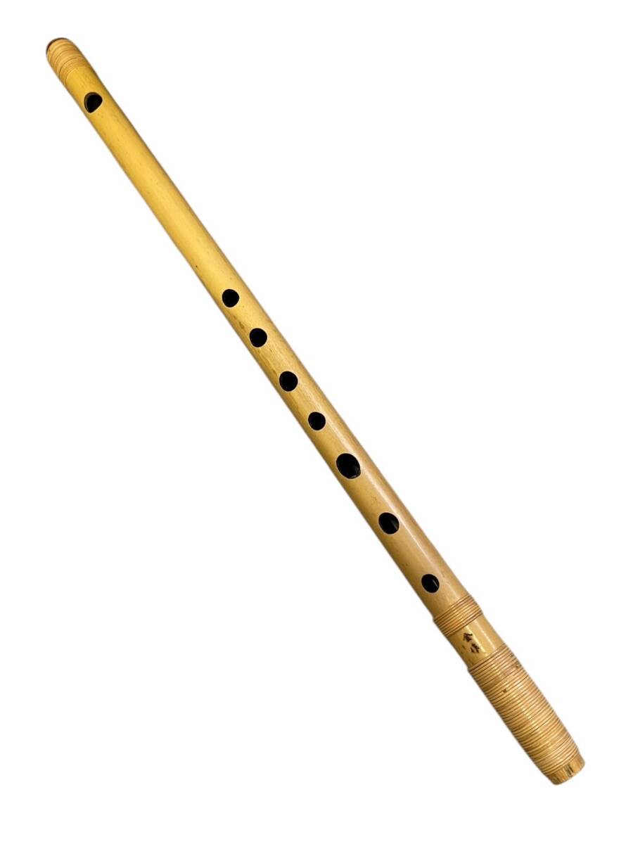 JS056 名工佐藤金作　造　七本調子　和楽器　43.5cm_画像1