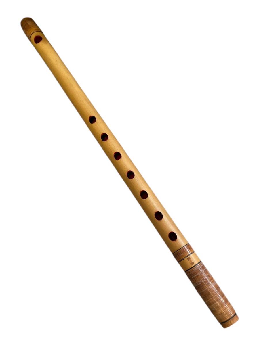 JS059 在名　獅子田　造　五本調子　和楽器　44.5cm_画像1