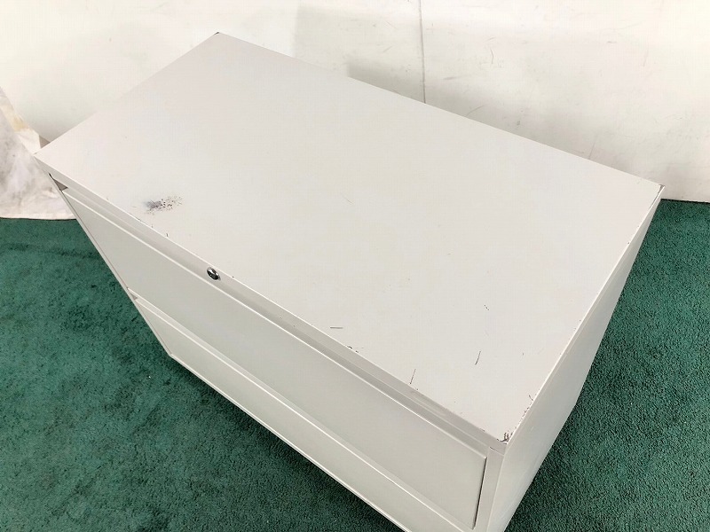 [ вооруженные силы США сброшенный товар ] файл шкаф поперечный библиотека steel шкаф выдвижной ящик 2 уровень шкаф офис шкаф для хранения (220) *BB24IM-W#25