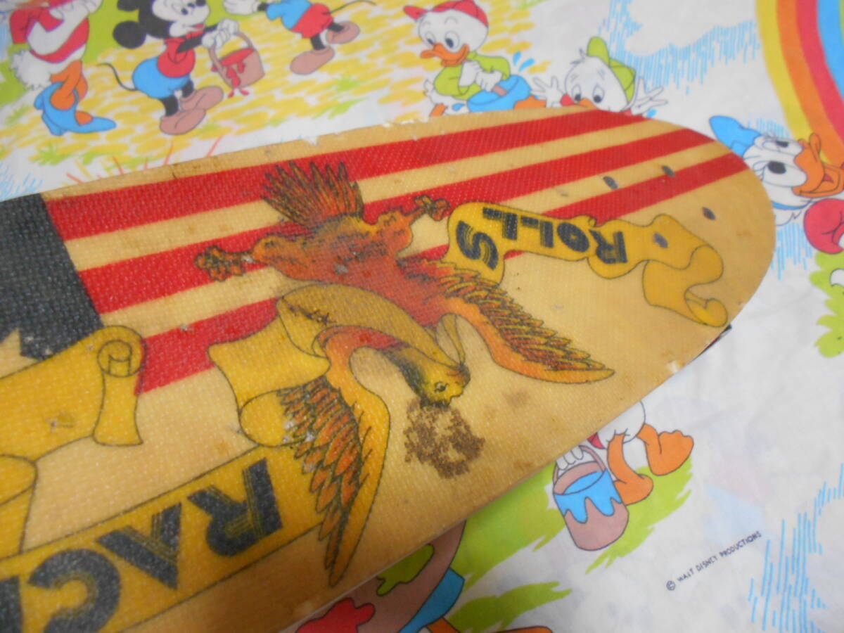 1970年代製 WHITE HEAD EAGLE GLASS FIBER SKATEBOARD ANTIQUES VINTAGE スケートボード星条旗グラスファイバー白頭鷲ローラースケート_画像3