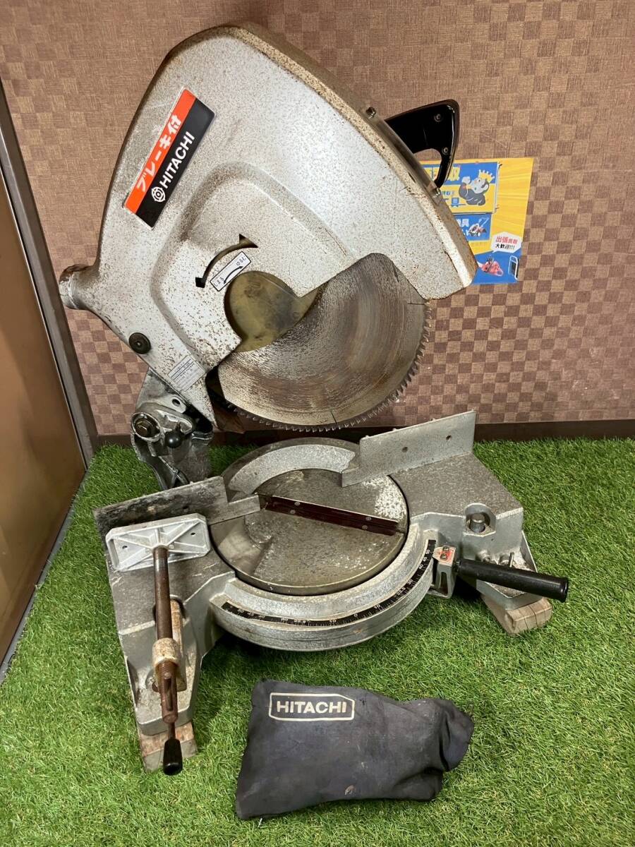 HITACHI 日立工機 100V 380mm ブレーキ付 卓上丸のこ C15FB キング工具 【1800K】_画像1