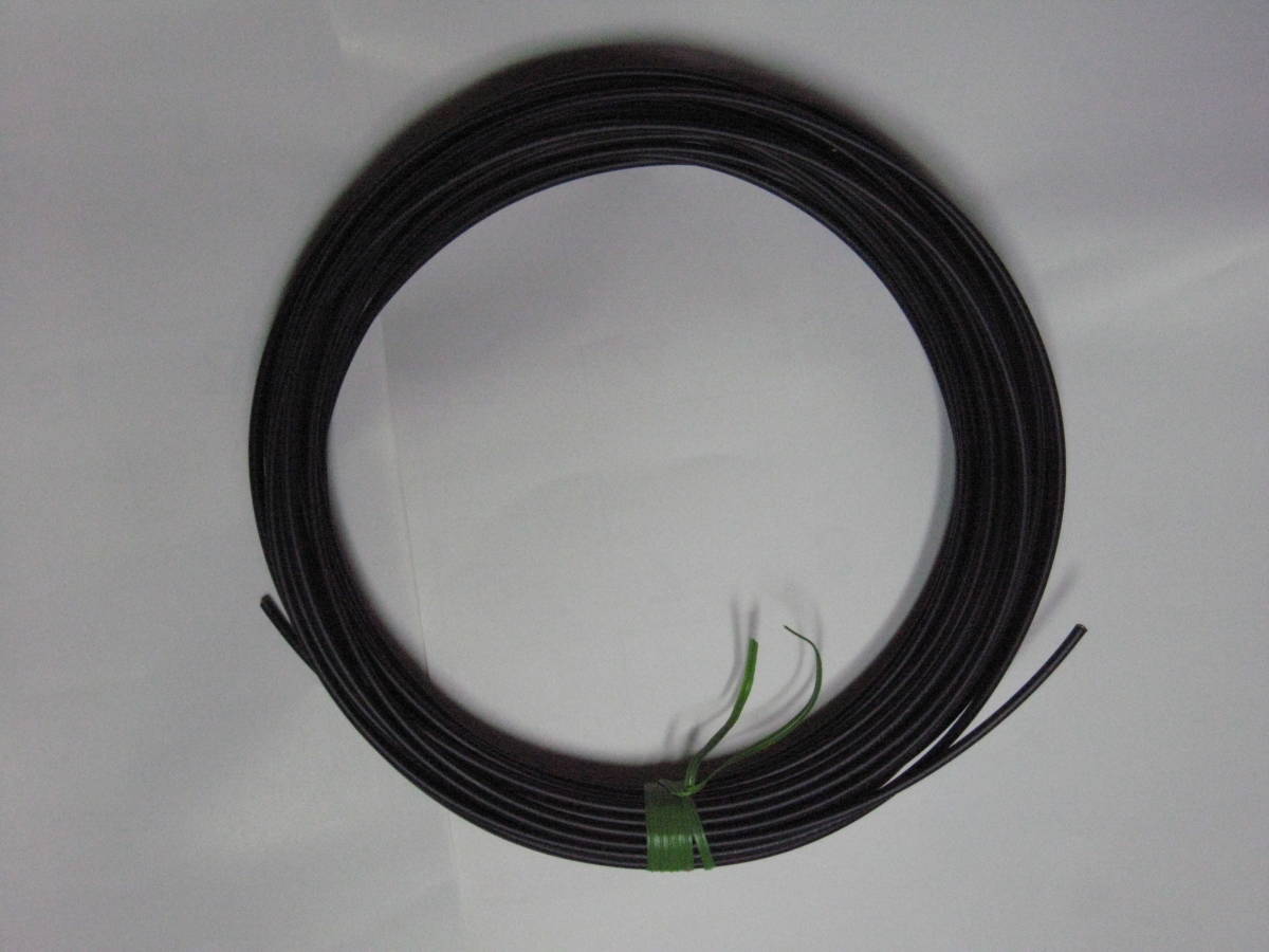 アンテナ用 ＩV線 黒色 ＩＶー２．０ＳＱ (7/0.6撚線）２２ｍ　　　送料１８５円_画像2