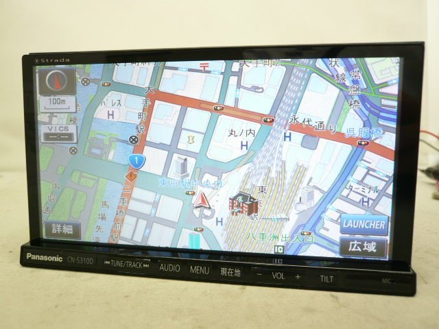 @【中古】 2024年度版 パナソニック ストラーダ CN-S310D メモリーナビ 地デジ/フルセグ/DVD/CD/SD/iPod/USB/ブルートゥース/ハンズフリー_画像1