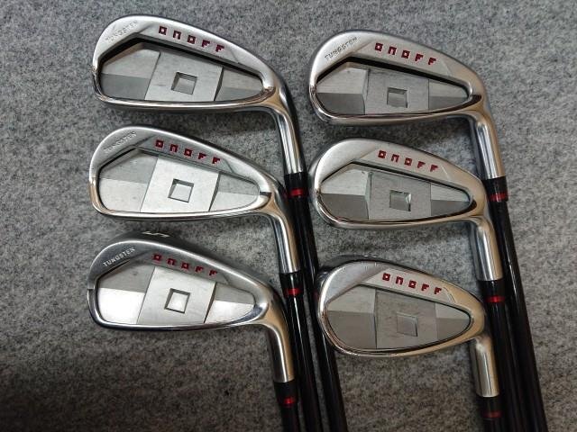 2022 ONOFF AKA オノフ アカ 赤 #5-PW 6本 アイアンセット 純正カーボン SMOOTH KICK MP-522I (R)_画像1
