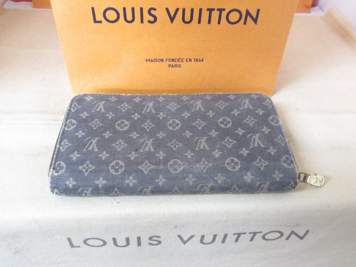 本物保証【即決で送料無料】 ミニラン /ジッピーウォレット /ラウンドファスナー /ジップ/長財布/ M95235 /男女兼用/ヴィトンの正規品_画像5
