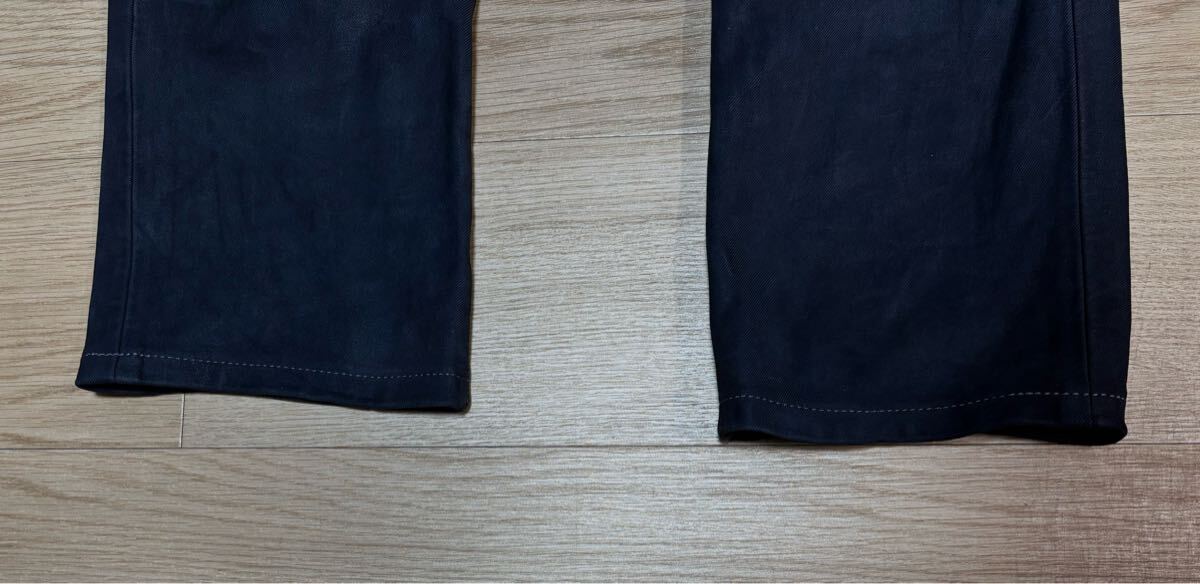 クシタニEX-1217Rエクスプローラーライドジーンズ32インチ牛革オールドブラックレザーパンツEXPLORER RIDE JEANS撥水ツーリングKUSHITANI_画像5