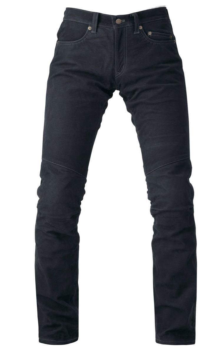 クシタニEX-1217Rエクスプローラーライドジーンズ32インチ牛革オールドブラックレザーパンツEXPLORER RIDE JEANS撥水ツーリングKUSHITANI_画像1