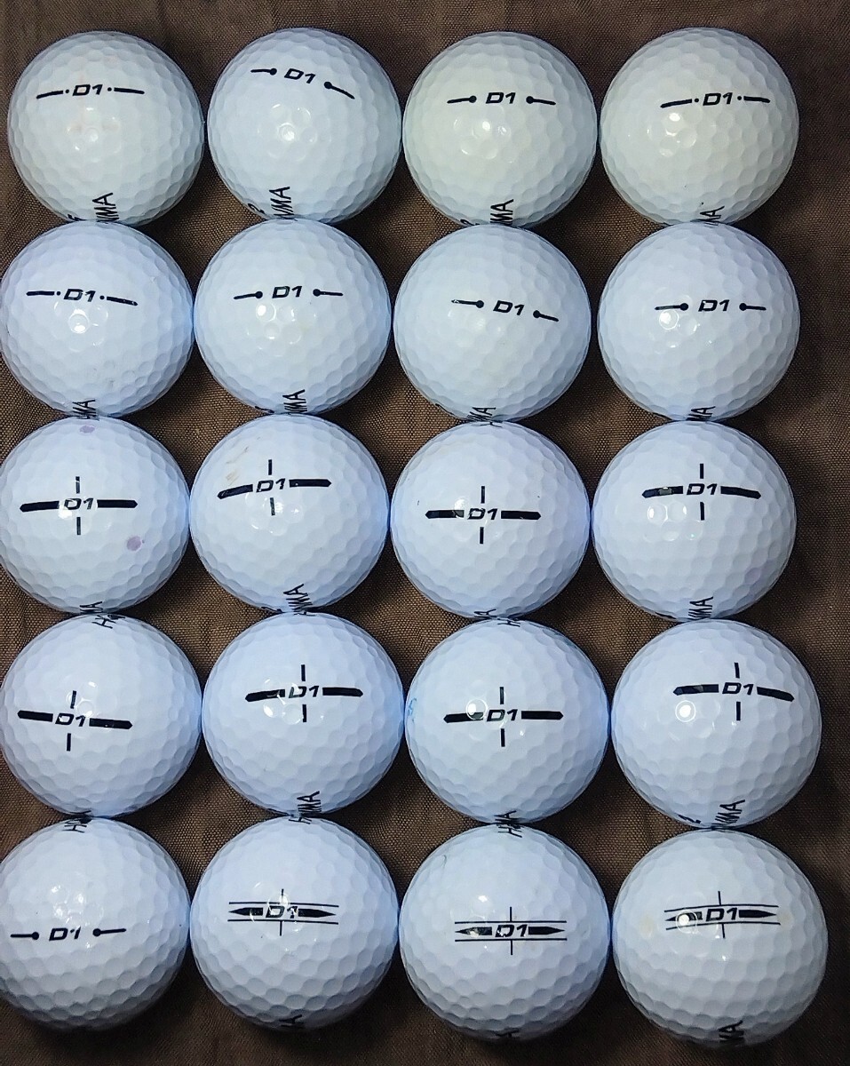 ◆HONMAロストボール◆ 大人気のHONMA D1 合計20個セット  いかがですか? HONMAロストボール_画像3