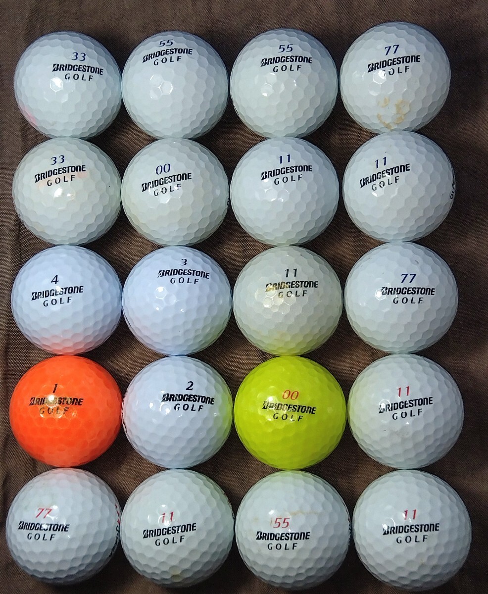 ◆BRIDGESTONEロストボール◆ 人気 ブリヂストンロストボール V-10 10個 JOKER 6個 EXTRASOFT 4個合計20個セット いかがですか? _画像1