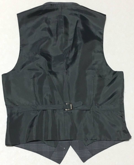 gotairiku 五大陸　DORMEUIL 抗菌・撥水　ベスト ジレ　L　グレー　オンワード　定価36.300円_画像5