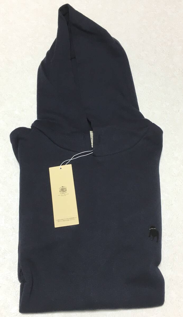 J.PRESS　 バックブルドッグ パーカー　M　ネイビー　ジェイプレス オンワード　定価15.950円_画像4