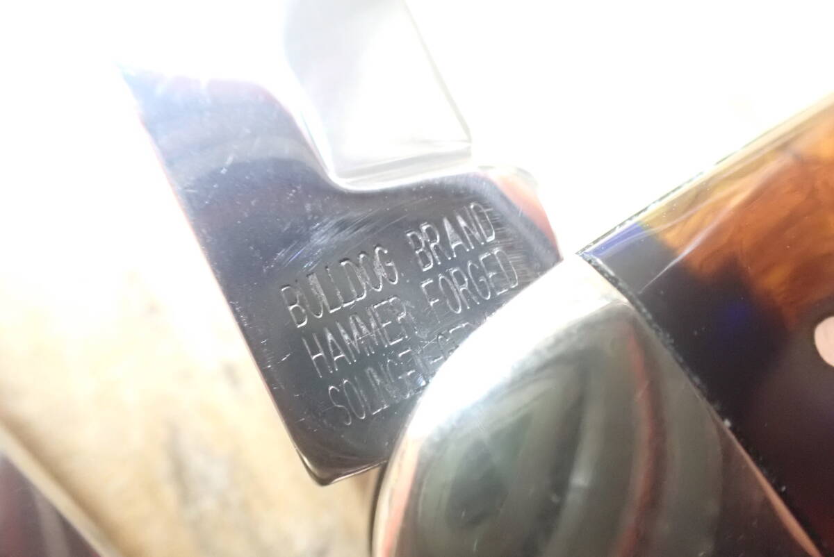 『B20E』BULLDOG BRAND KNIVES ブルドッグ フォールディングナイフ 2点(2本)まとめてセット 3丁_画像10