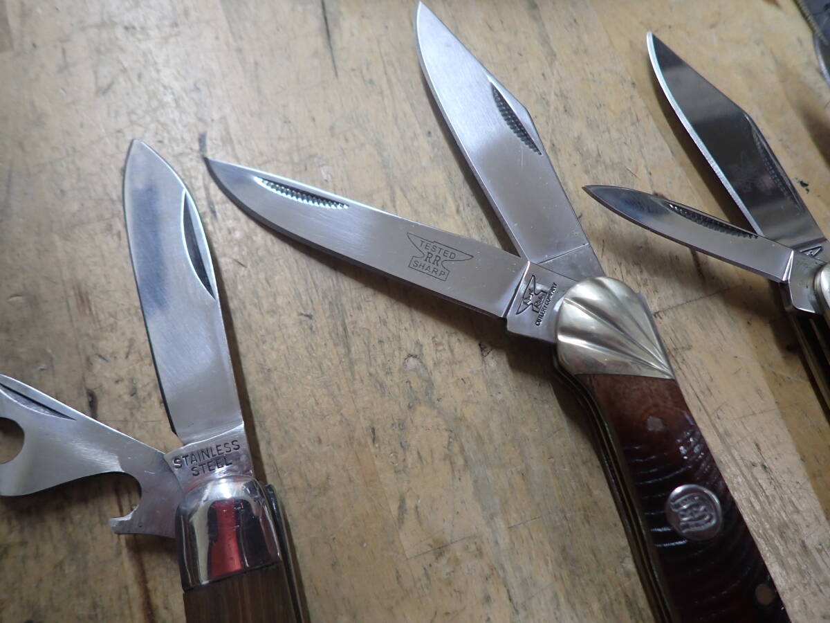 『B22A』フォールディングナイフ 10本(10点)まとめてセット TESTED RR SHARP TOP EDGE MARK GERBER YAX 他_画像6