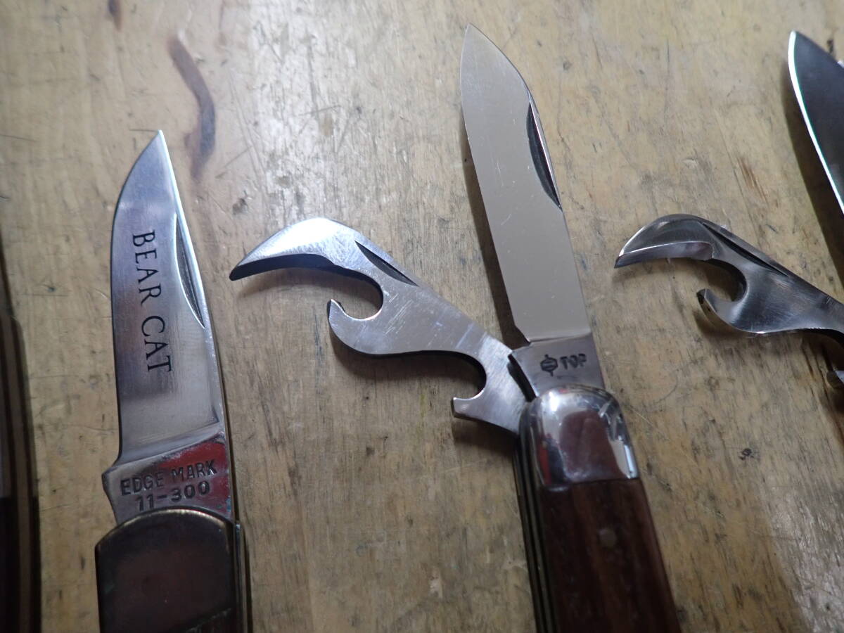 『B22A』フォールディングナイフ 10本(10点)まとめてセット TESTED RR SHARP TOP EDGE MARK GERBER YAX 他_画像7