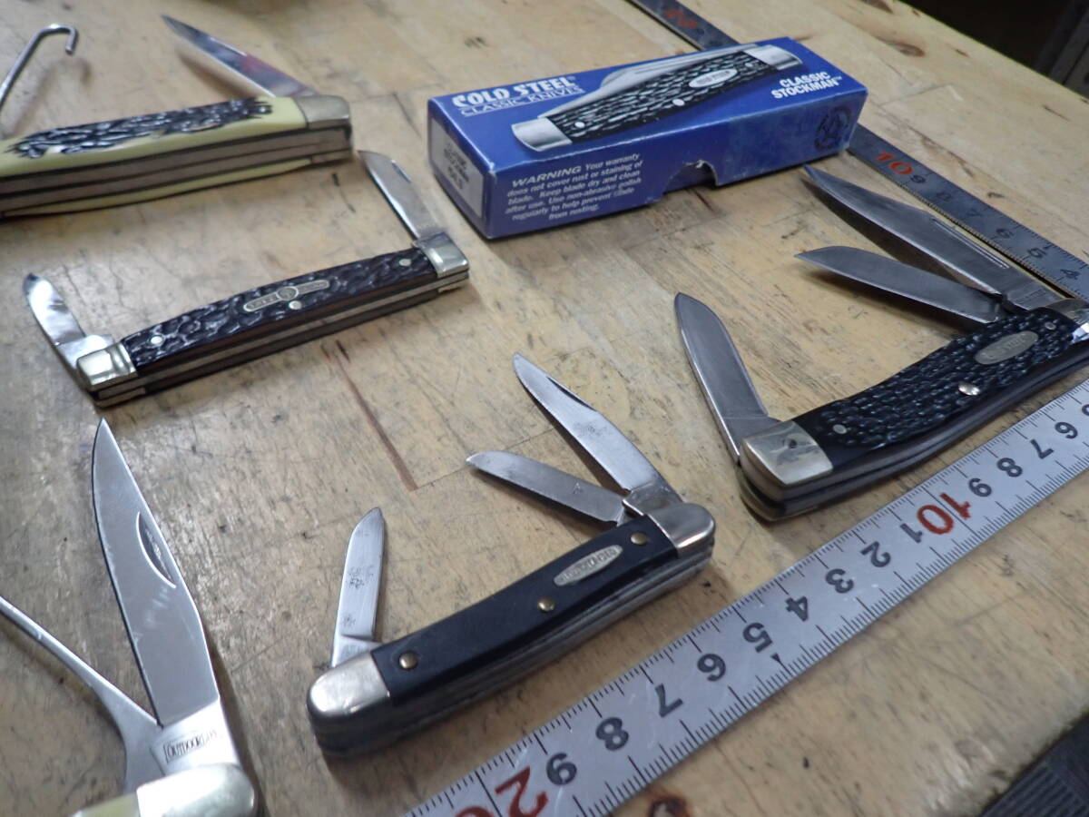 『B23A』フォールディングナイフ 7本/7点/まとめてセット COLDSTEEL STOCKMAN WINCHESTER BOKER RANGER コールドスチール ウィンチェスター_画像10