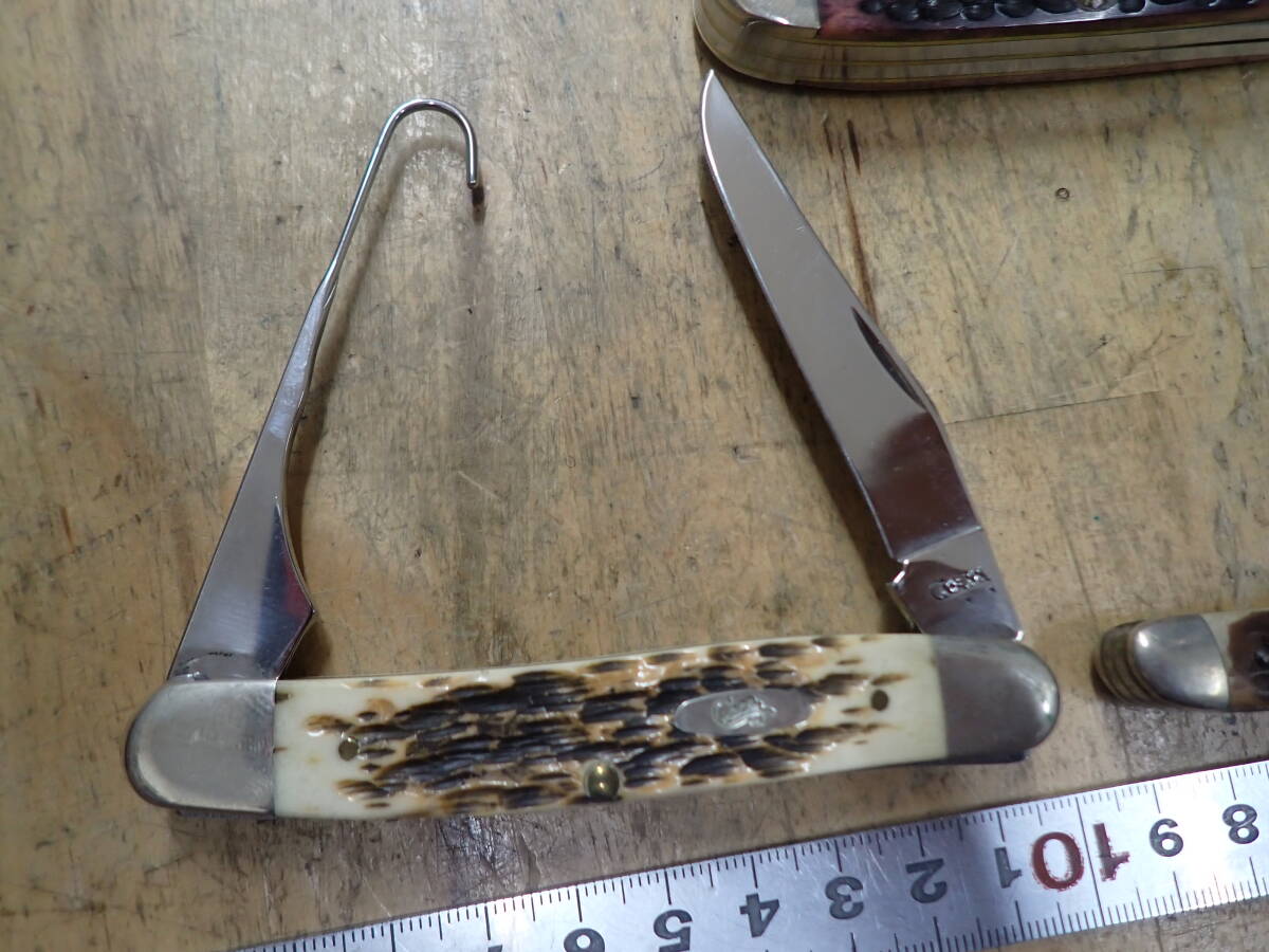 『B25H』CASE XX ケース ナイフ 3本(3点)まとめてセット フォールディングナイフ 6254SS 6220 6247H SS_画像4