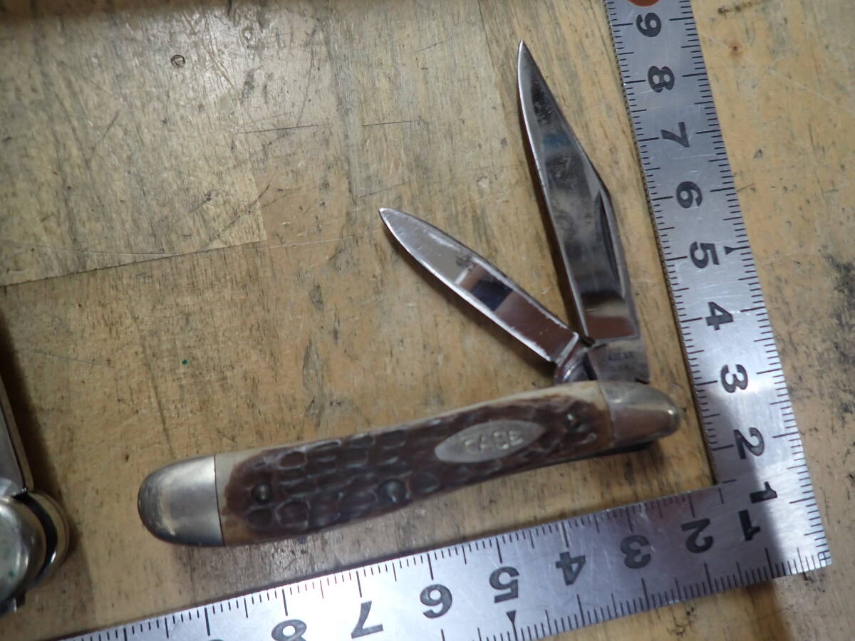 『B25H』CASE XX ケース ナイフ 3本(3点)まとめてセット フォールディングナイフ 6254SS 6220 6247H SS_画像3