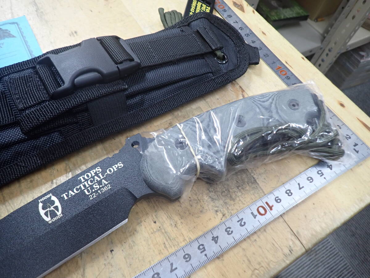 『B25B』未使用★TOPS トップス シースナイフ TOPS TACTICAL -OPS USA 22-1362 _画像7