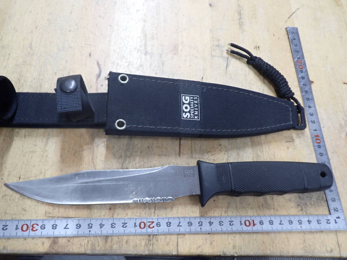 『B25H』SOG ソグ シールズ 日本製 SEKI JAPAN NAVY SEALS シースナイフ_画像6