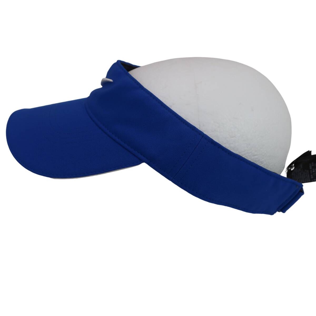 【美品】NIKE GOLF(ナイキゴルフ) サンバイザー 青 メンズ フリーサイズ ゴルフウェア 2509-1121 中古_画像3