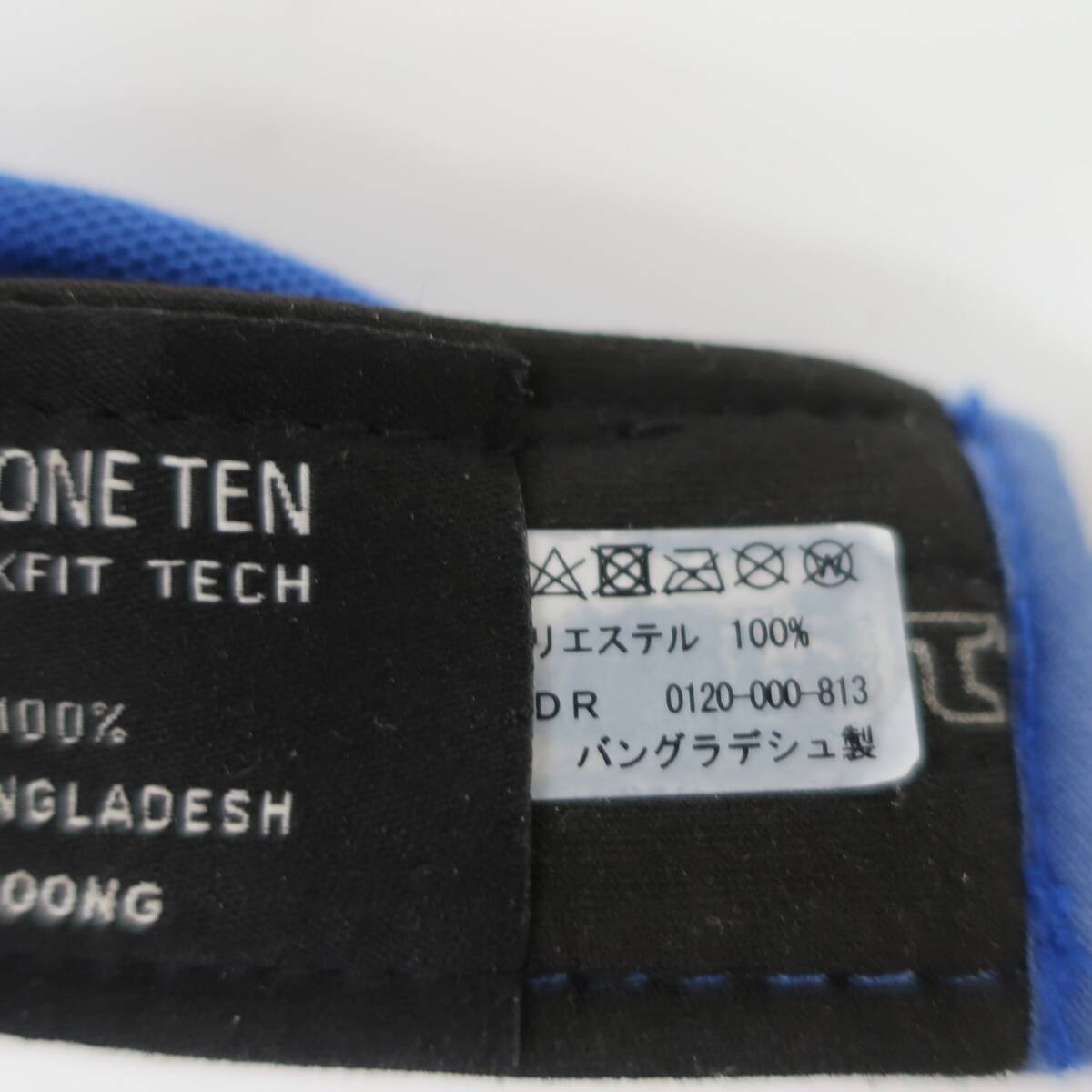 【美品】BLACK CLOVER サンバイザー 青 メンズ フリーサイズ ゴルフウェア 2510-0903 中古_画像9