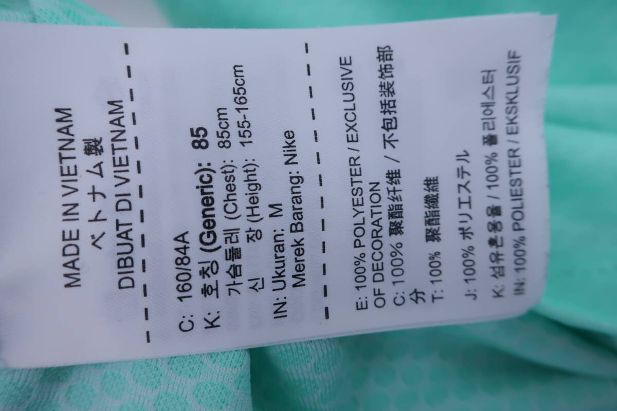 【50%オフ】NIKE GOLF(ナイキゴルフ) ポロシャツ ミントグリーン レディース M ゴルフ用品 2409-0028 中古_画像7