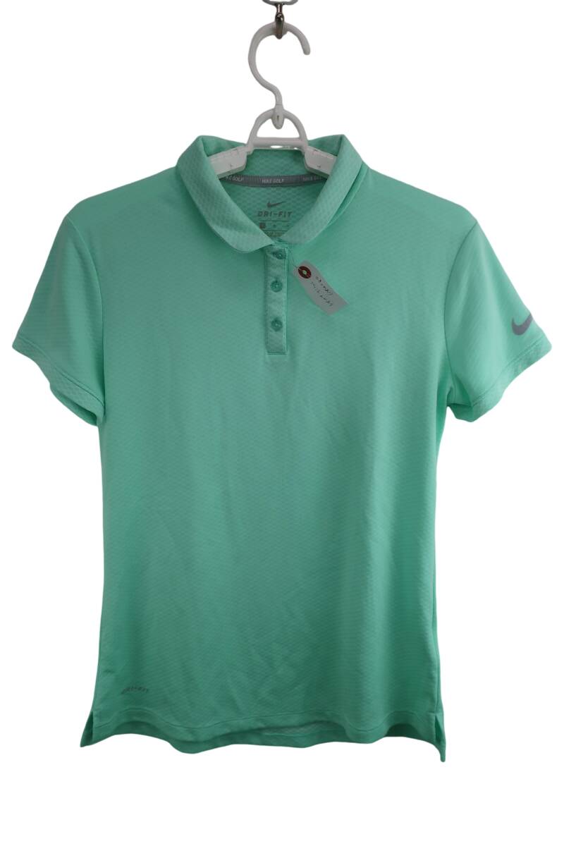 【50%オフ】NIKE GOLF(ナイキゴルフ) ポロシャツ ミントグリーン レディース M ゴルフ用品 2409-0028 中古_画像1