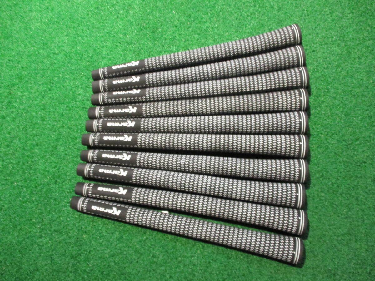 【即買】KARMA カーマ ベロア 白/黒 バックライン無 ミッドサイズ １０本セット 新品_画像2
