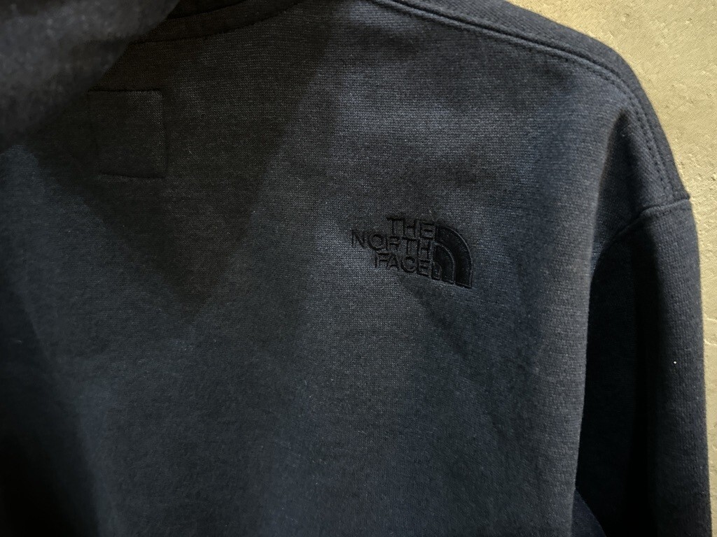THE NORTH FACE / ザノースフェイス SQUARE LOGO FULLZIP HOODIE ジップパーカー NT61836 Sサイズ ネイビー USED_画像5