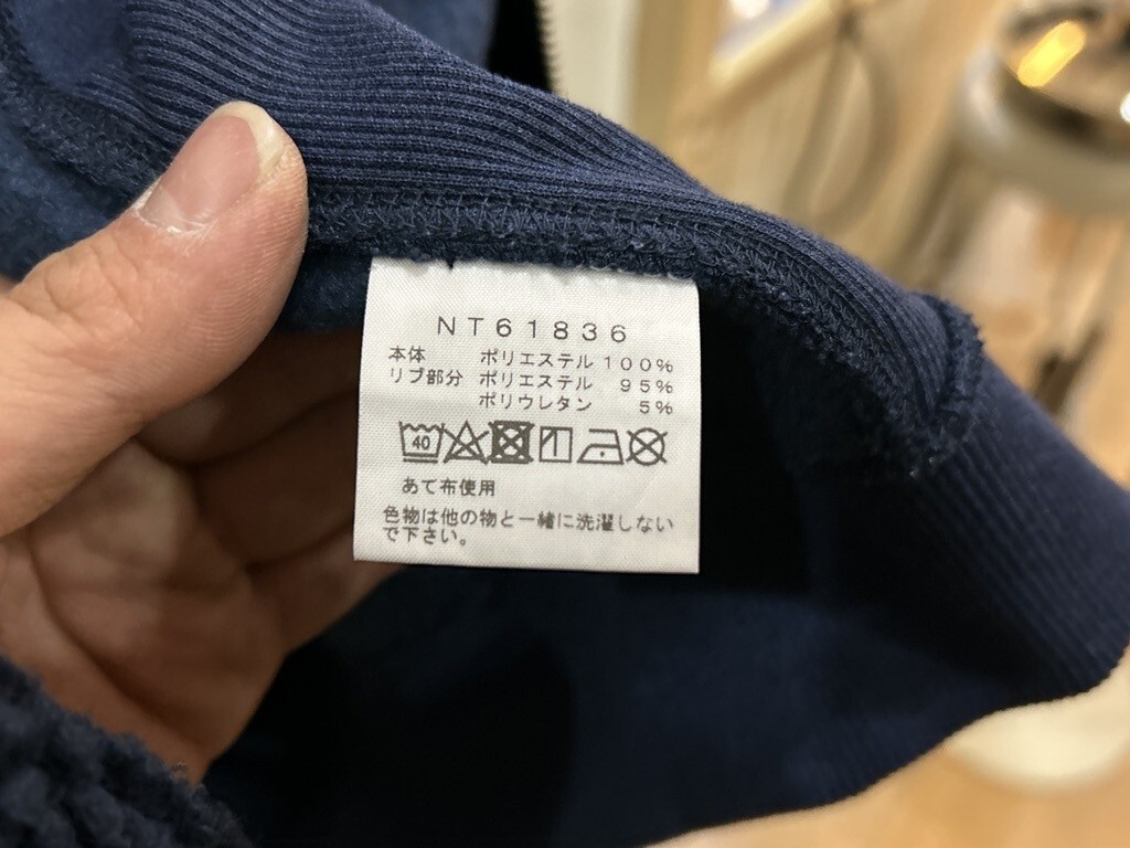 THE NORTH FACE / ザノースフェイス SQUARE LOGO FULLZIP HOODIE ジップパーカー NT61836 Sサイズ ネイビー USED_画像7