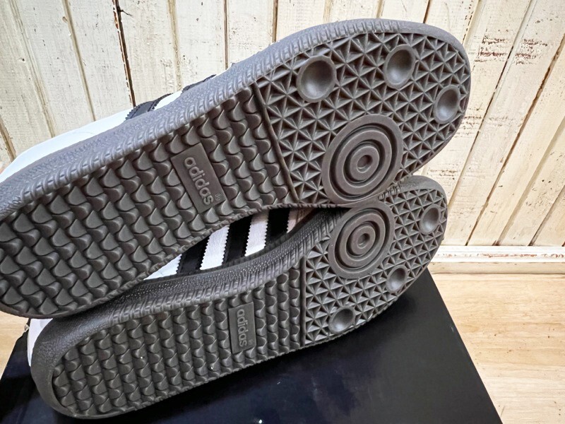 H83* не использовался adidas/ Adidas SAMBA ADV KATEBOARDING GZ8477 samba ADV черный × белый кожа замша спортивные туфли мужской 28cm*