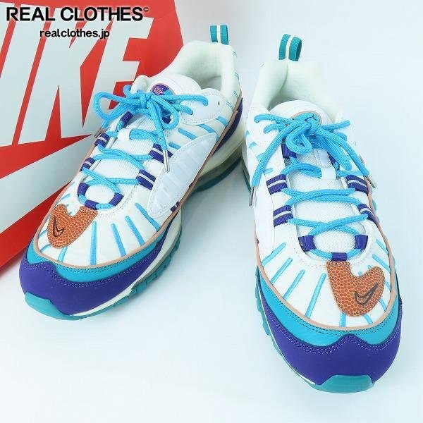 NIKE/ナイキ AIRMAX 98/エアマックス 98 CHARLOTTE HORNETS/シャーロット ホーネッツ 640744-500/28 /080_画像1