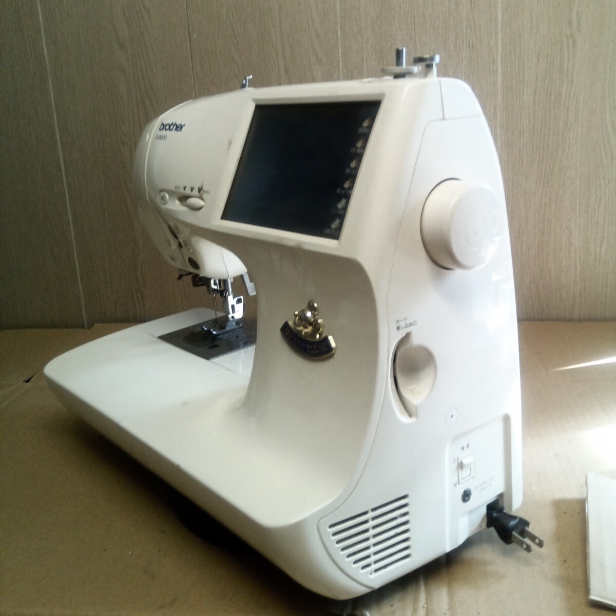 管理625★brother D-8000 EM9901 ブラザー ミシン 通電確認済 ジャンク品_画像7