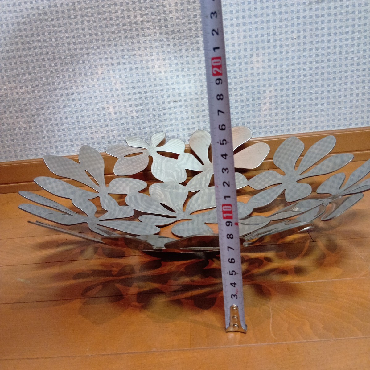 大皿　ステンレス製　盛り皿　果物皿　保管品　　　未使用_画像7