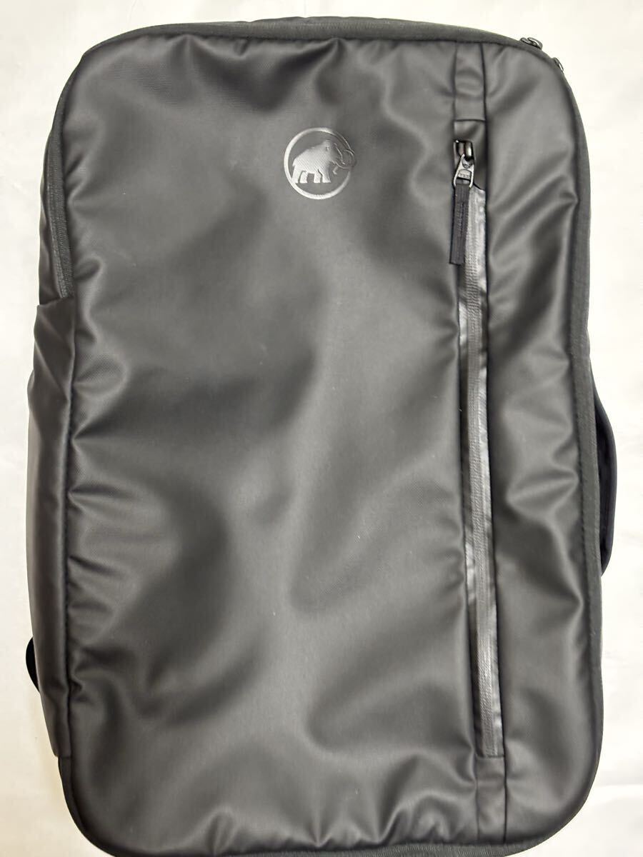 【美品】デイバック リュック MAMMUT Seon Transporter 25L Black マムート セオン トランスポーター ブラック バックパック_画像1