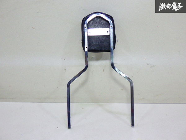 【曲がり無】 社外 バイク用 ２輪車用 CCバー 背もたれ タンデム用 １個 シャフト間：約28cm 全高：約55cm / 全幅：約30.5cm 即納_画像6