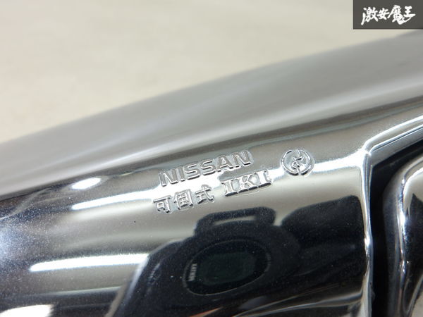 【保証付】日産 純正 WY30 セドリック グロリア 1995年式 ドアミラー サイドミラー 右 右側 運転席側 5P 電動格納 メッキ IKI 棚13-2_画像8
